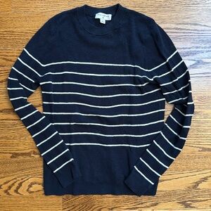 Nili Lotan x Target Navy & White Stripe Lightweight Sweater Size small